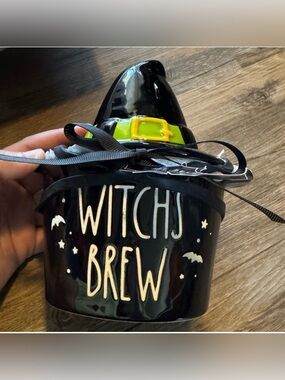 Rae Dunn Halloween themed baking dish with lid
